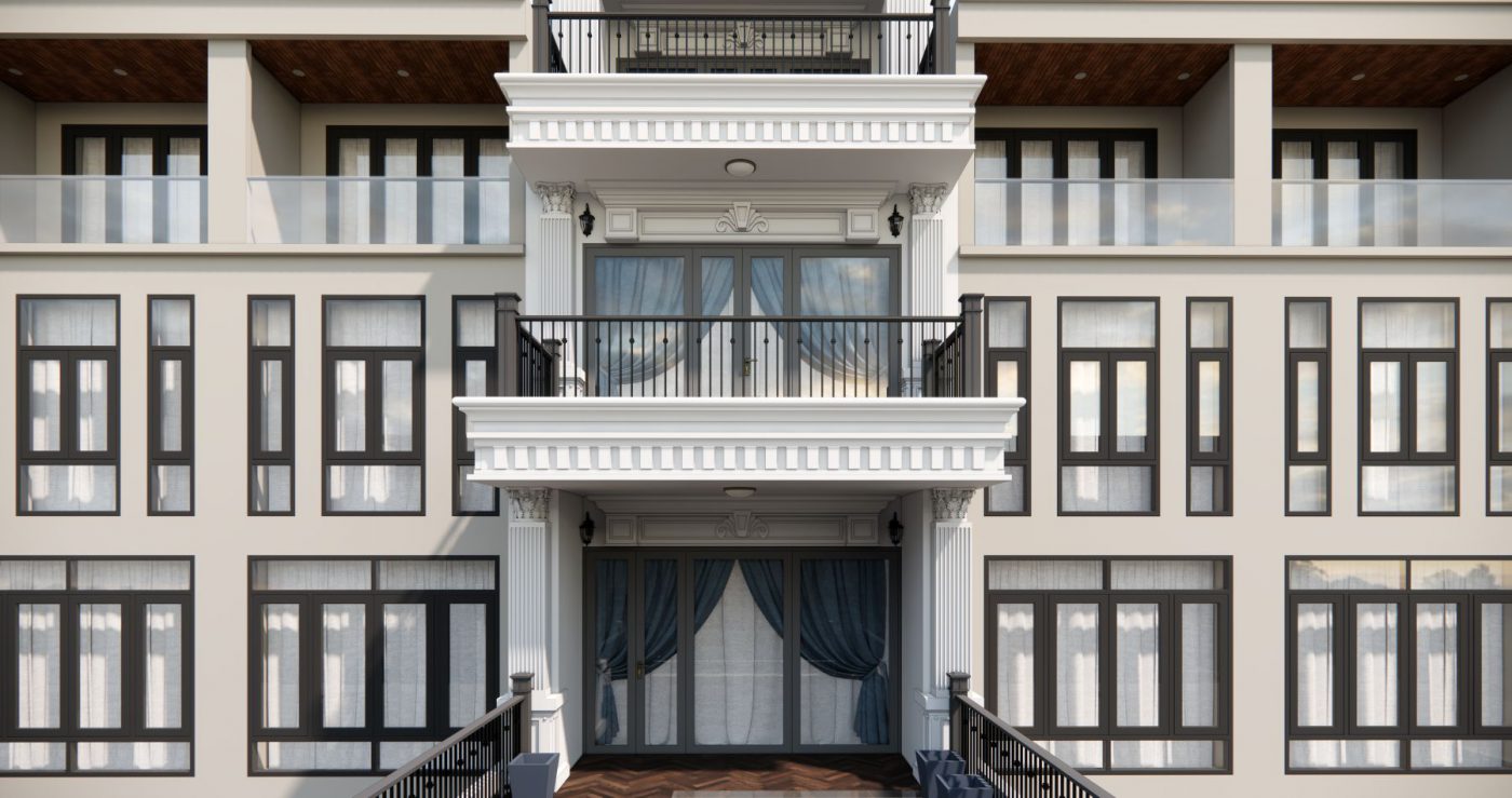 Thiết kế nhà 4 tầng đẹp ở Quảng Ninh